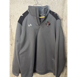 Texas Tech Red Raiders Under Armour 1/4 Zip Pullover Men's Large Gray